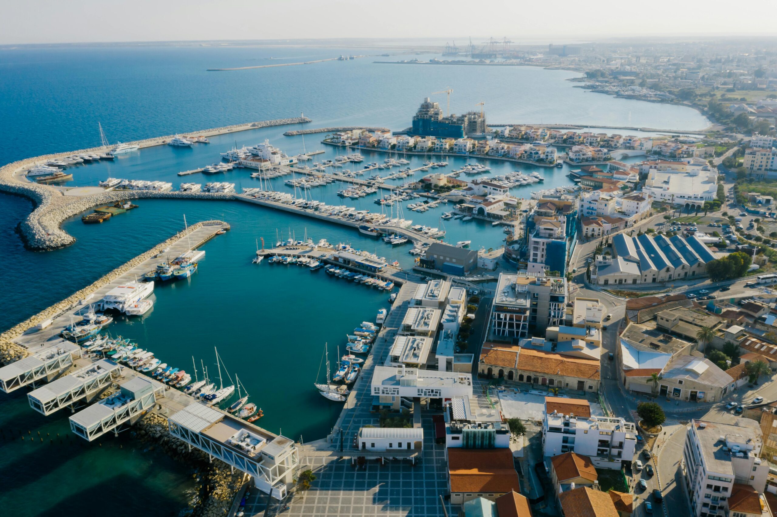 Limassol panorama with sea view