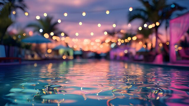 Cyprus beach bar party sunset evening