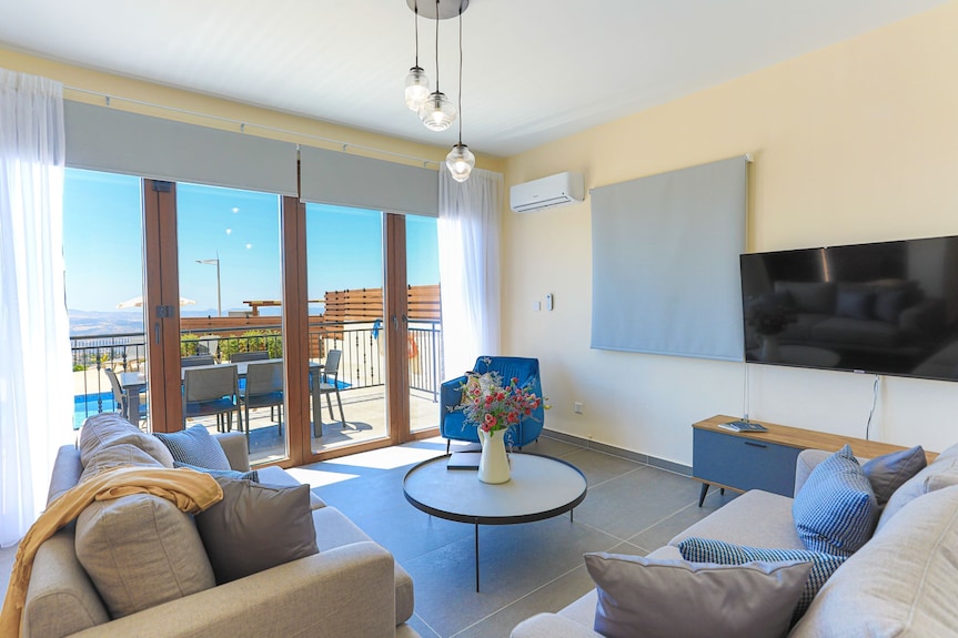 Cyprus rental property living room