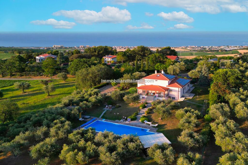 Cyprus villa property garden sea view