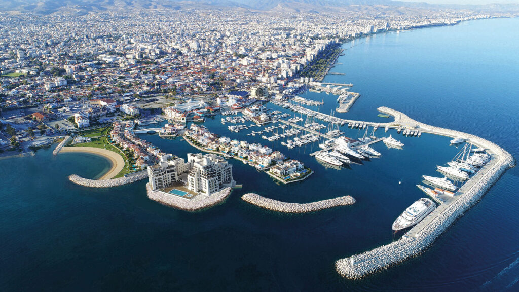 Limassol Marina Aerial