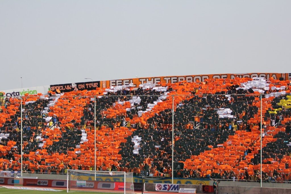Aris Limassol Football Club Stadium Fans