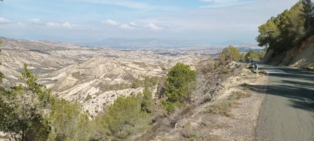 Limassol mountain road Cyprus