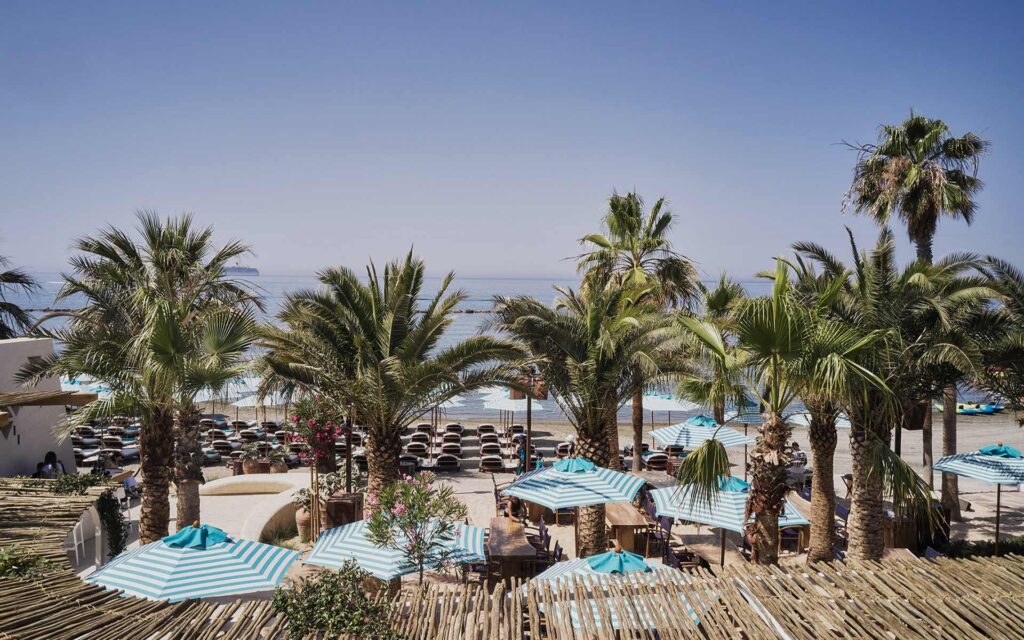Nammos Limassol beach club Cyprus night
