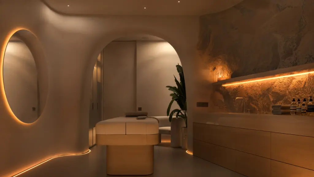 Limassol beauty center facial treatment room
