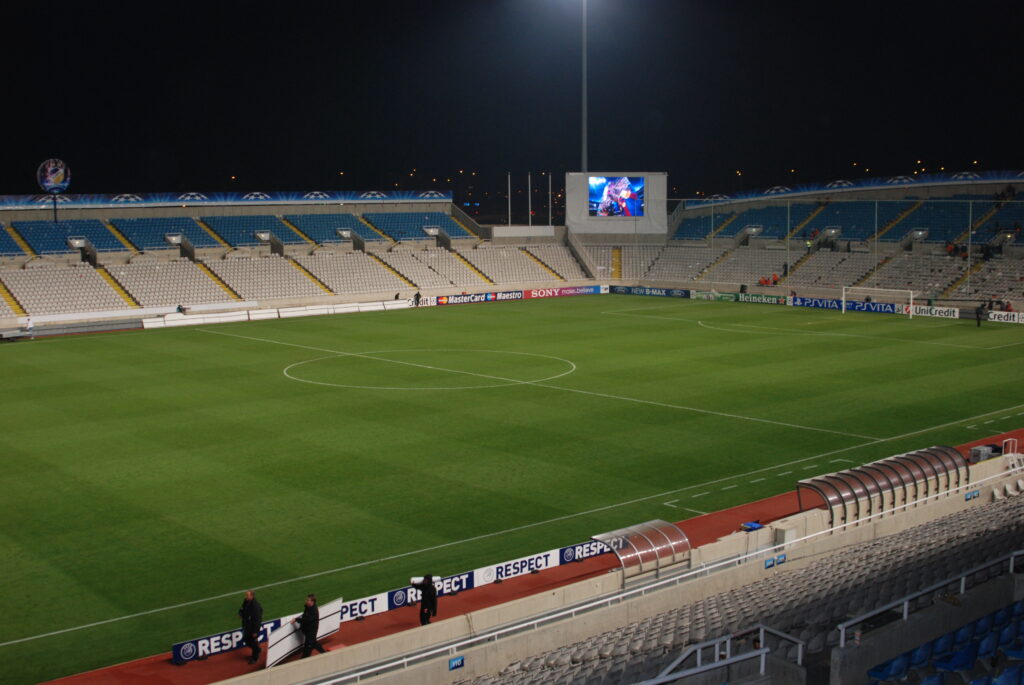 Limassol football stadium Cyprus