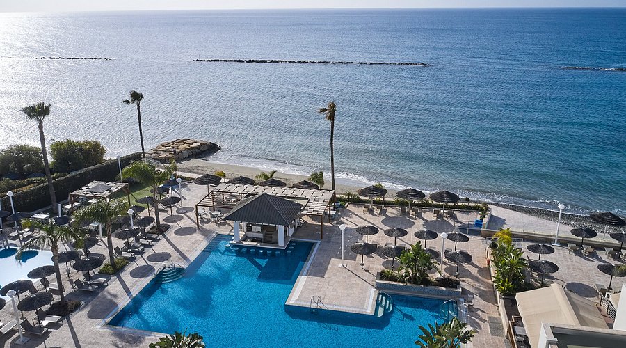 Limassol Germasogeia beach Cyprus summer