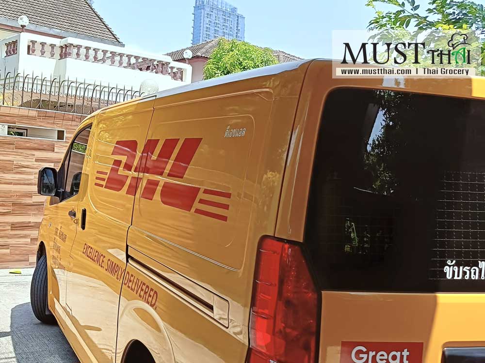 DHL courier van Limassol Cyprus