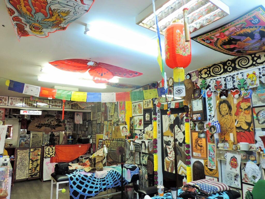 tattoo studio interior Limassol Cyprus