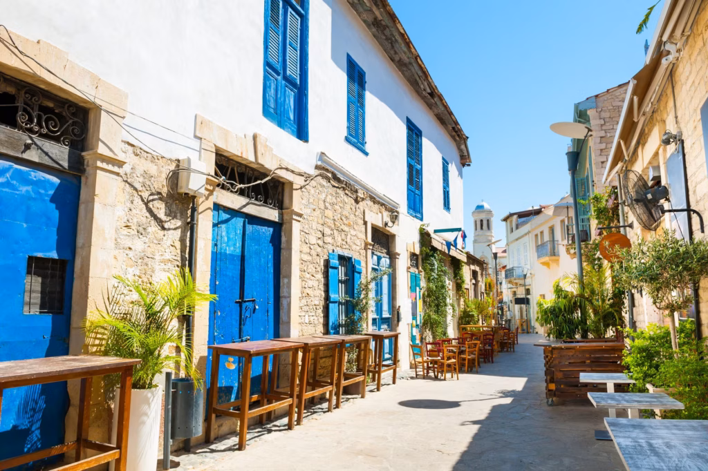 Limassol Old Town streets Cyprus