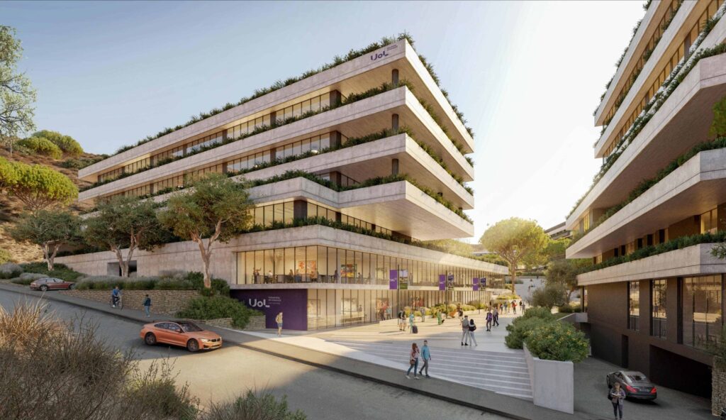 University of Limassol campus building Cyprus