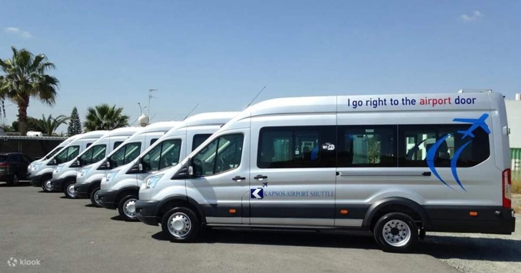 Kapnos Airport Shuttle bus Cyprus